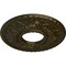 Ekena Millwork Hurley Ceiling Medallion (Fits Canopies up to 7 1/4"), 22 1/8"OD x 7 1/4"ID x 1 3/4"P, Green Gold CM26HUGGS - alternate 2